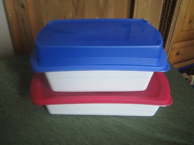 Tupperware 2 Four Seasons, Lunchboxen, je 1,6 l, mit Gittereinsätzen