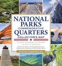 National Parks Commemorative Quarters Collector's Map 2010-2021 includes both,