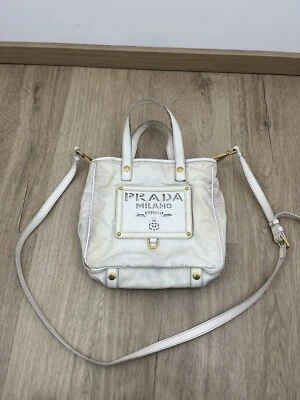 Sac À Main Prada Blanc Uni - Photo 1/4