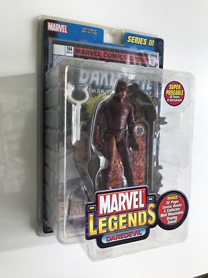 New Marvel Legends Series III 3 Daredevil BEARD VARIANT Toybiz | eBay