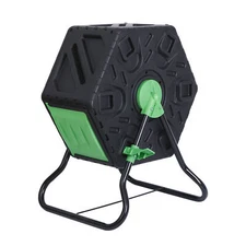 18.5 gallons Compact Single Chamber Outdoor Garden Compost Bin Heavy Duty