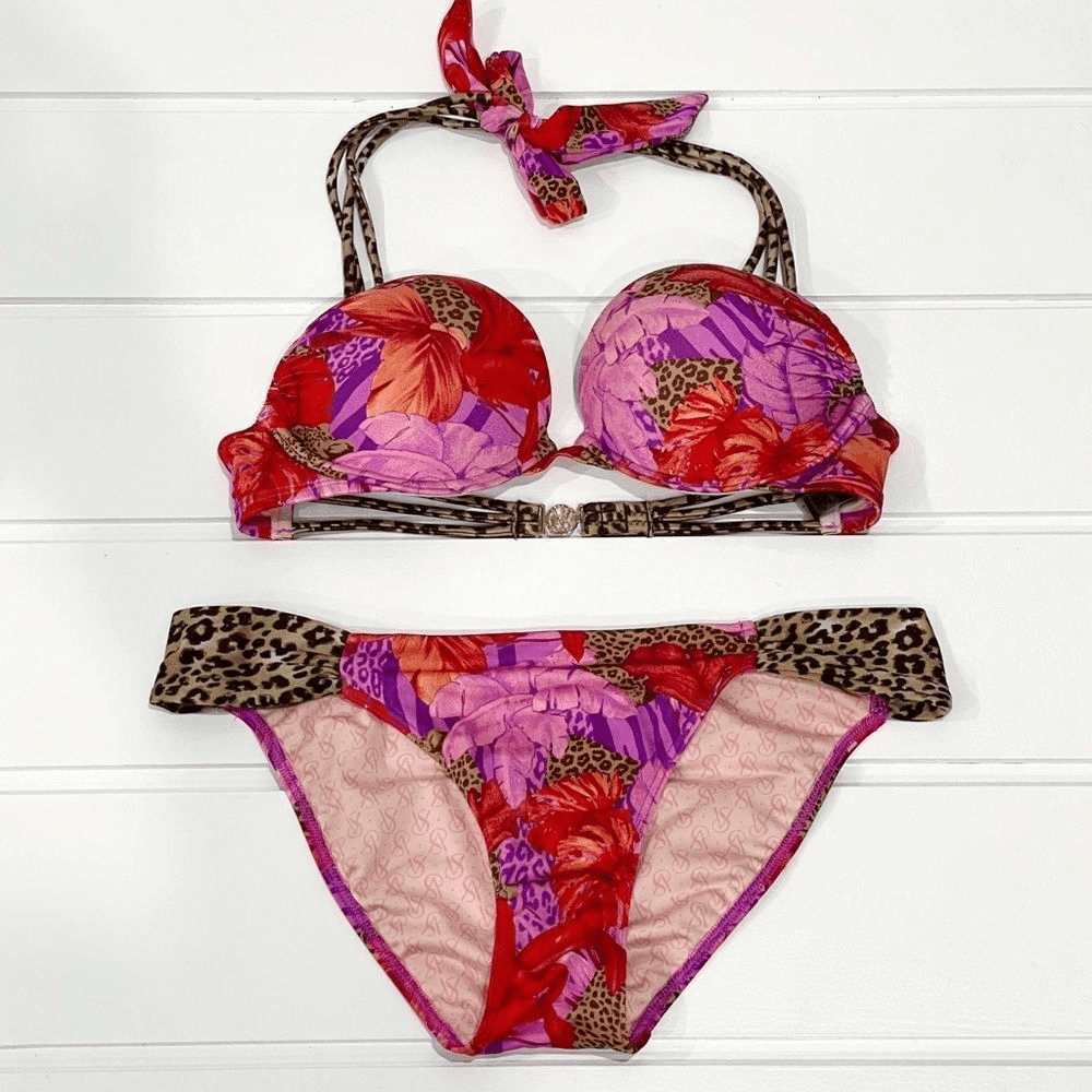 ビキニ Victoria's Secret PINK flower bikini set Sklep internetowy z bielizną i odzieżą PINK - Victoria's