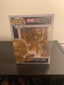 star lord gold chrome funko pop