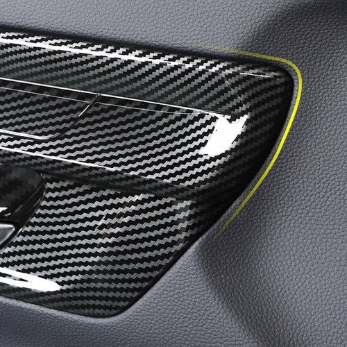 Cubierta protectora de tazón para manija interior de puerta de carbono para Honda CR-V 2023 2024 4 piezas - Imagen 5 de 8