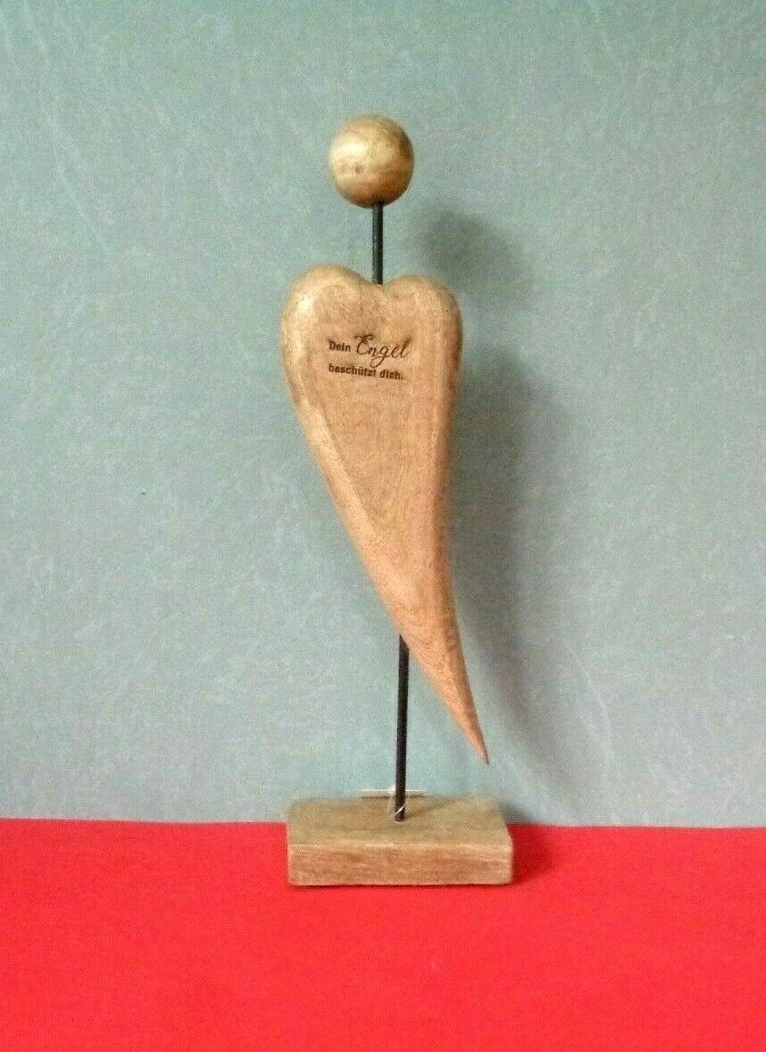 Engel Herzengel Schutzengel Mangoholz " Dein Engel beschützt dich "