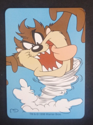 1998 Looney Tunes War Card Game Wile E. Coyote Road Runner #1