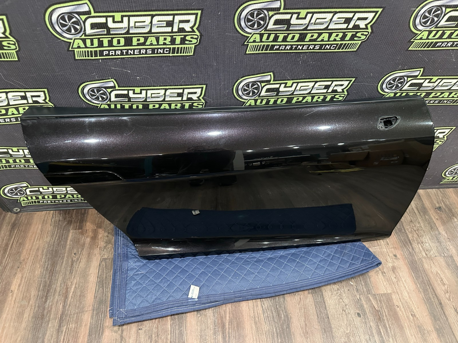2014 AUDI R8 COUPE OEM RIGHT PASSENGER DOOR SHELL BLACK PANTHER CRYSTAL ~READ~