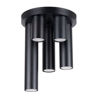 Deckenleuchte Schwarz GU10 Schlafzimmer KüChe B:25 Cm Deckenlampe Wohnzimmer
