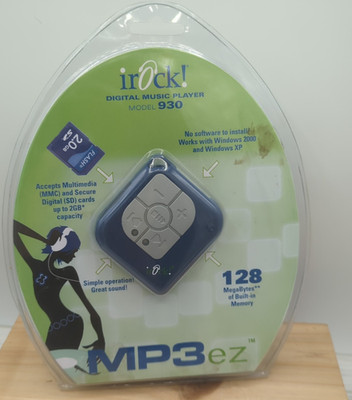 irock Digital Music Player Model 930 New Old Stock