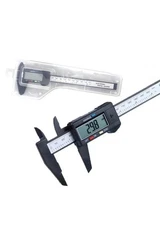 Digital Vernier Caliper Millimeter Gauge 9” 150mm LCD Case Extra Battery