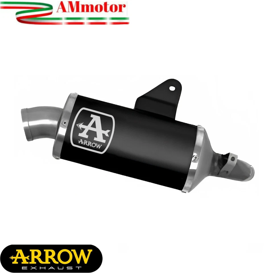 Arrow Moto Morini X-Cape 650 2023 Pot D'Échappement Silencieux Indy Race Noir - Photo 1/1