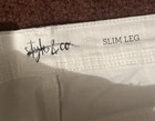 Style & Co White Denim Stretch Petite Hi-Rise  Crop Capri Pant Women’s Sz. 14PS — photo 7