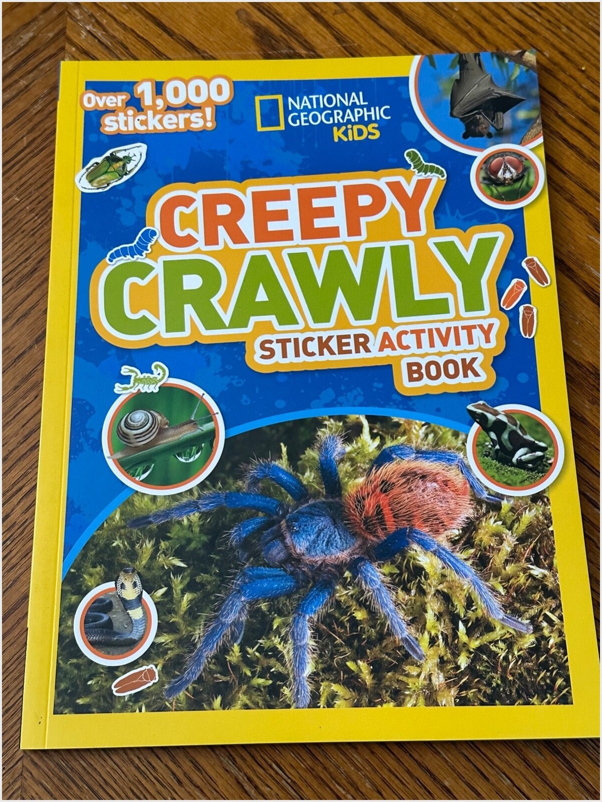 National Geographic Kids Creepy Crawly Sticker Activity Book : Over 1,000 Stickers! by National Geographic Kids (2016, Trade Paperback)