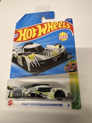 2025 Hot Wheels Peugeot 9X8 Hypercar weiß #174 HW Exotics Serie 2/5 