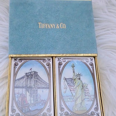 Vtg Sealed Tiffany & Co. Playing Cards - NY Statue of Liberty