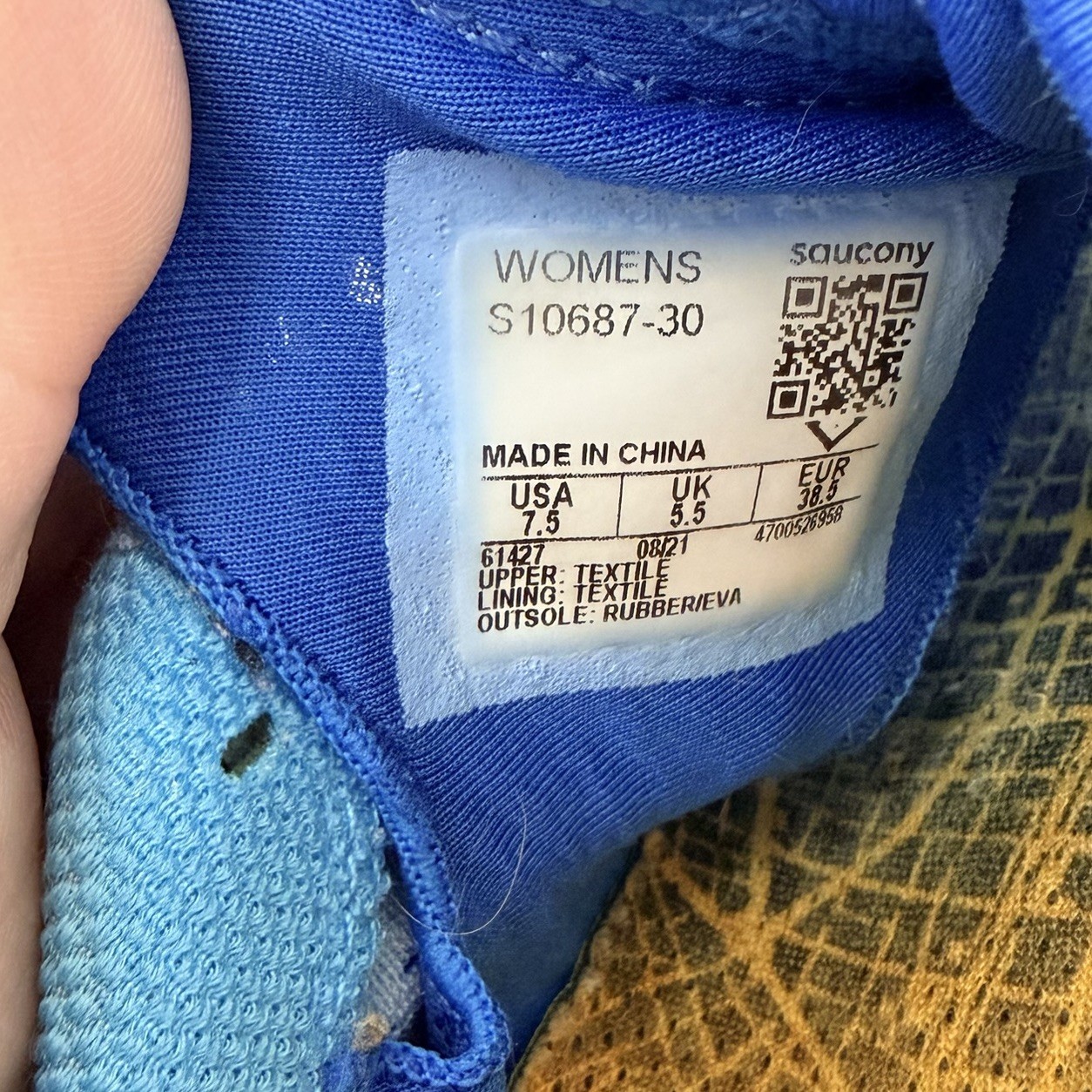 Saucony Endorphin Pro 2 Women’s Blue Running Shoes Carbon Plate US 7.5 thumbnail 9