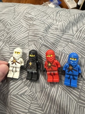 LEGO Ninjago Kai Jay Cole Zane Minifigure Lot of 4 (Read Description)
