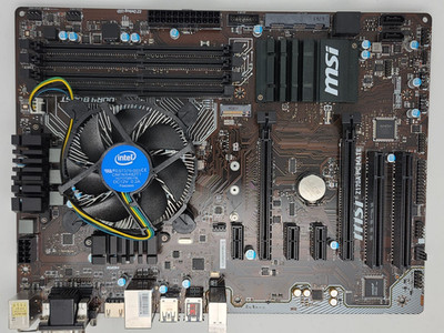 MSI Z170A PC MATE + Intel i5-7400 Bundle inkl. I/O Shield & Intel Kühler