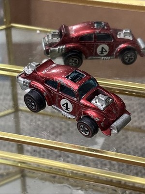 Vintage Hot Wheels Redline 1970 Red Evil Weevil Spoiler, Hong Kong