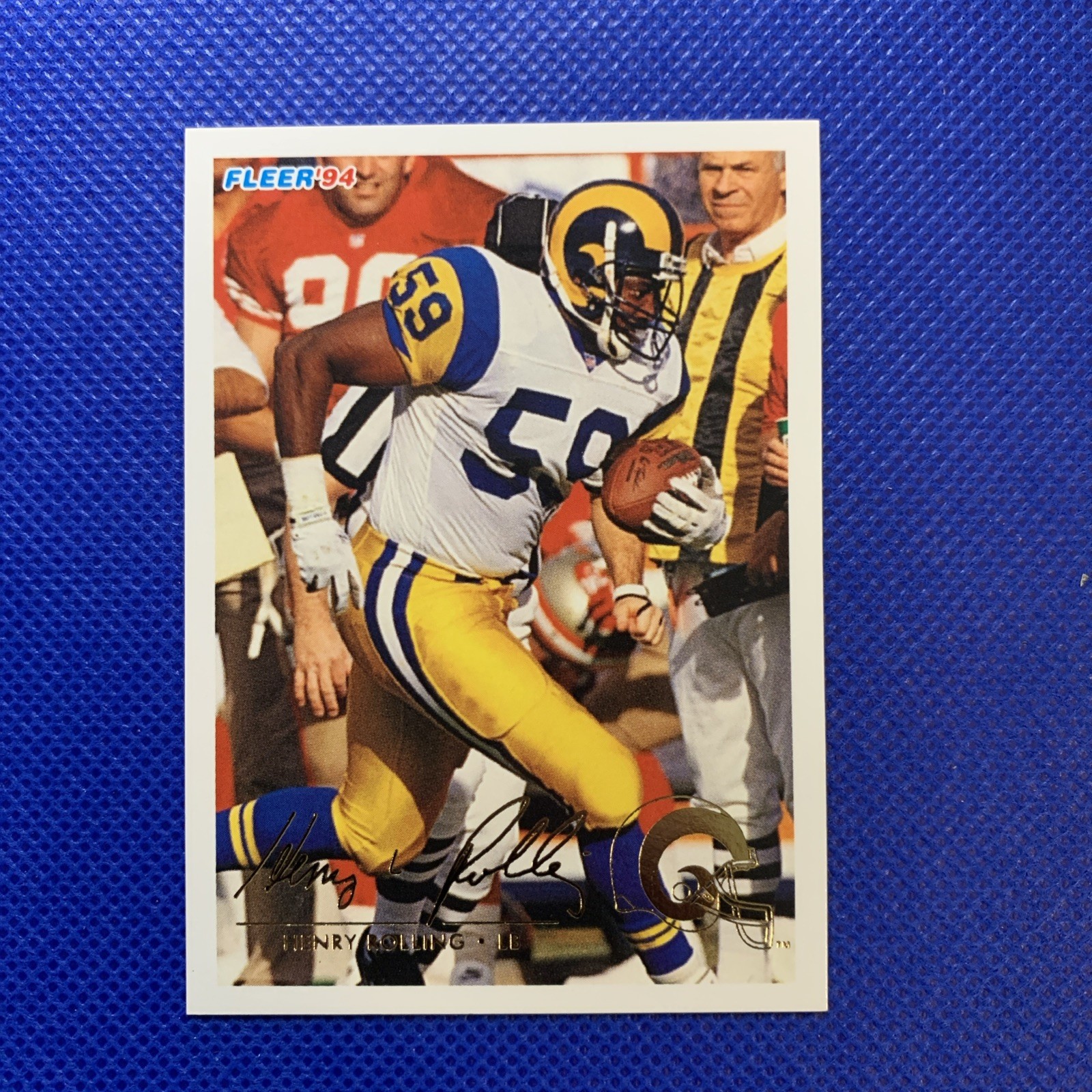 1994 Fleer Henry Rolling #263 Los Angeles Rams