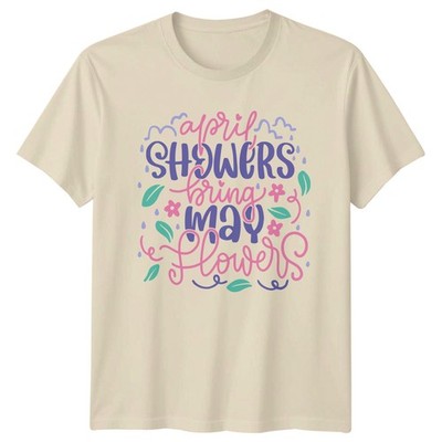 Aprilschauer bringen Mai Blumen T-Shirt Frühling Zitat Natur