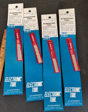 Pack of 4 NOS GC Electronics 9338 Burnishing Tool, 1/4" WIDE,USA Made