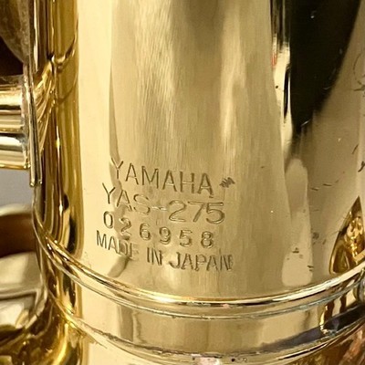Yamaha YAS-275 YAS275 Gold Made in Japan w/ Case Checked Wind