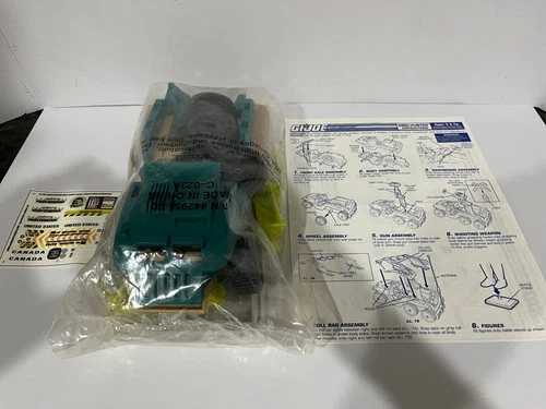 GI Joe Dino-Hunter Mission Playset 1993 Jeep w/Blueprints Sealed Unused MISB