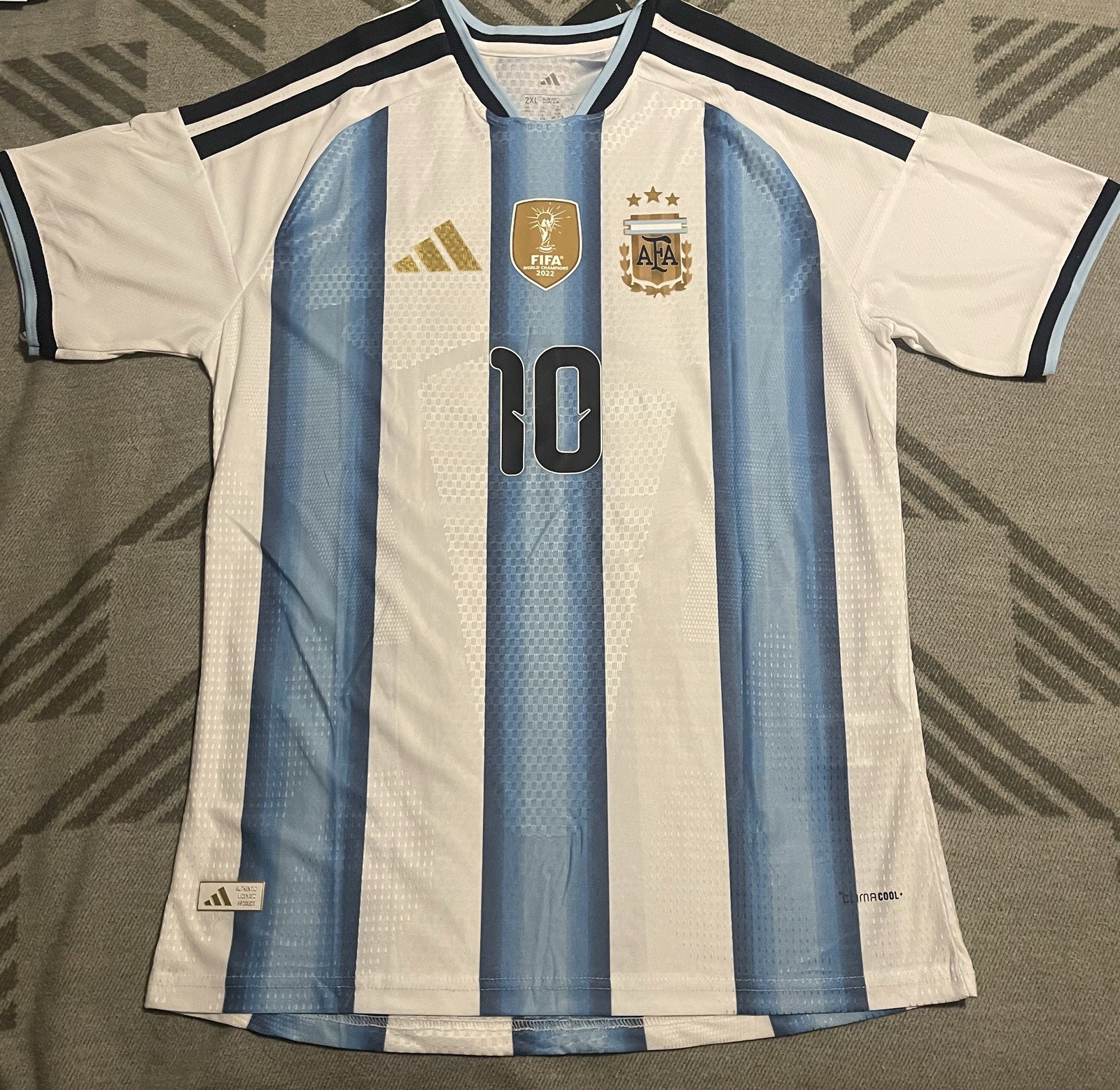 Argentina  3 stars jersey  2026  Messi #10 Player version slim fit size 2xl 