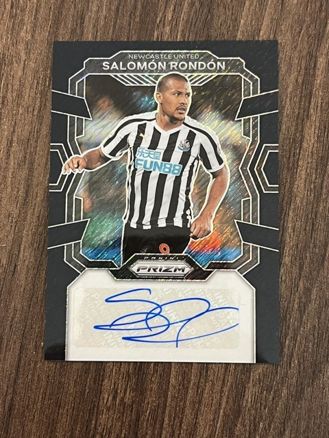 2023-24 Panini Prizm Premier League Signatures Salomon Rondon  1/1  S-SR Black