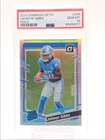 JAHMYR GIBBS 2023 DONRUSS OPTIC RATED ROOKIE HOLO LIONS RC PSA 10 Q0247