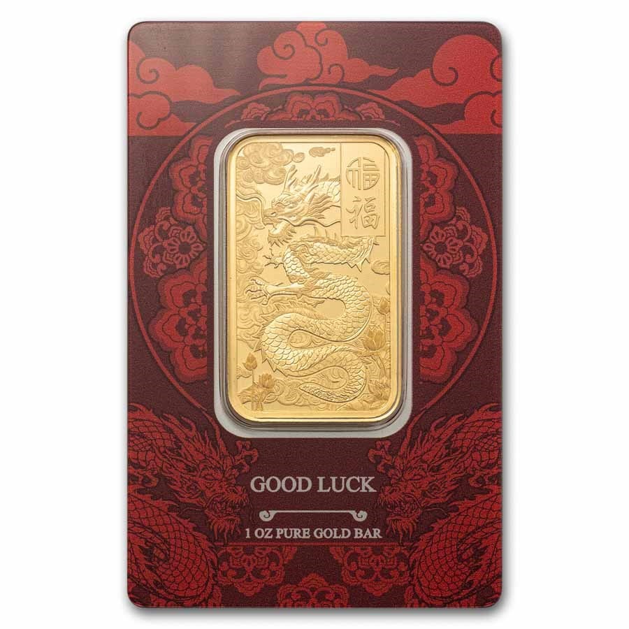 2025 Pamp Good Luck Yellow Dragon 1 oz Gold Bar - In Assay | eBay