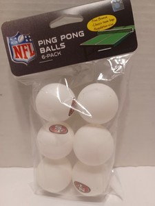 NFL  49ers team logo Ping pong balls