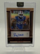 2024 Ray Davis RC Panini One Day One Red #149 Rookie ON CARD AUTO /49