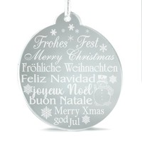 ChristbaumanhäNger Weihnachten SchriftzüGe Aus Acryl – Weihnachten Tannenbaum