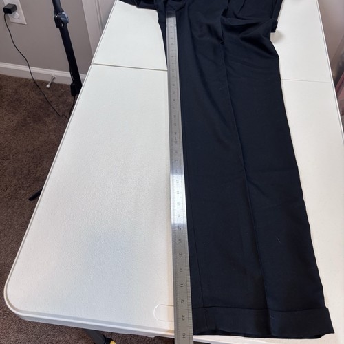 Mens Geoffrey Beene Black Dress Pants Perfect Fit 34*34 Style GB143-001 NWT - Picture 7 of 14