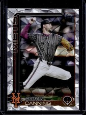 2025 Topps Update Griffin Canning Diamante Foil #US40 Mets