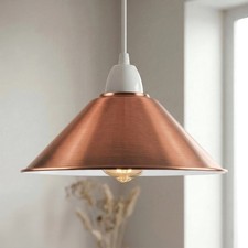 Vintage Metal Lamp Shades Ceiling Light Shade Easy Fit Replacement Pendant Shade