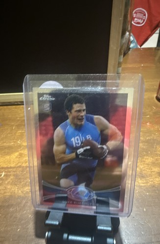 Luke Kuechly [Orange Refractor] #45 2012 Topps Chrome card