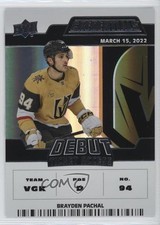 2022 Upper Deck Credentials Debut Ticket Access /999 Tier 1 Brayden Pachal 5b7