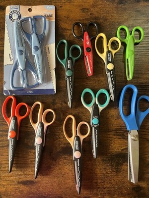 Fiskars Craft Decorative Edge Craft Scissors - Set Of 11