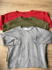 Lot sweat-shirt femme XL GAP M&S papaye rouge vert pulls sweats à capuche femme haut