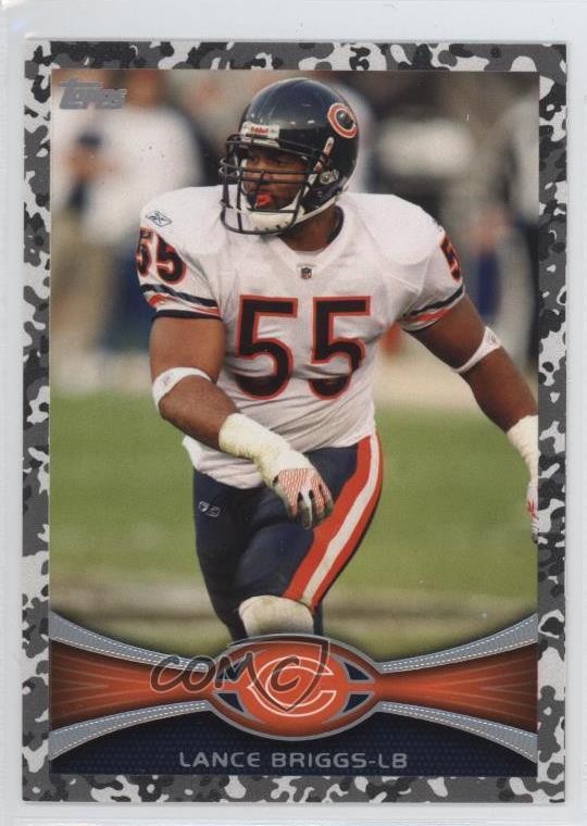 2012 Topps Camo Military 298/399 Lance Briggs #227 0f8