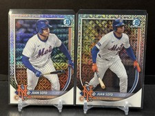 2025 Bowman Chrome Juan Soto Mojo Image Variation & Base