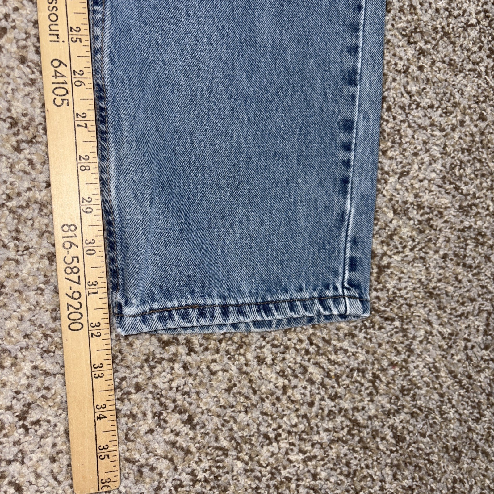 Vintage 90’s Levi’s Silver Tab Men’s Jeans 36x32 Blue Skater Classic Fits 34x32 - View 9