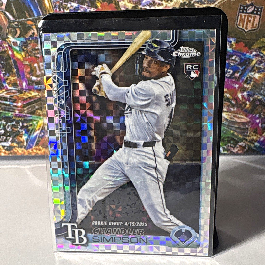 2025 Topps Chrome Update - Chandler Simpson #USC17 Rookie Debut X-Fractor