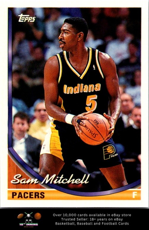 1993-94 Topps BASKETBALL #162 Sam Mitchell