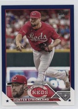 2023 Topps Series 2 Royal Blue Hunter Strickland #652 0y59