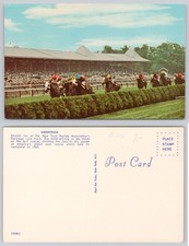 Vintage Saratoga Race Track Horse Racing Post...