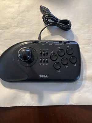 Sega Genesis Arcade Stick for Parts Only Not Working Black